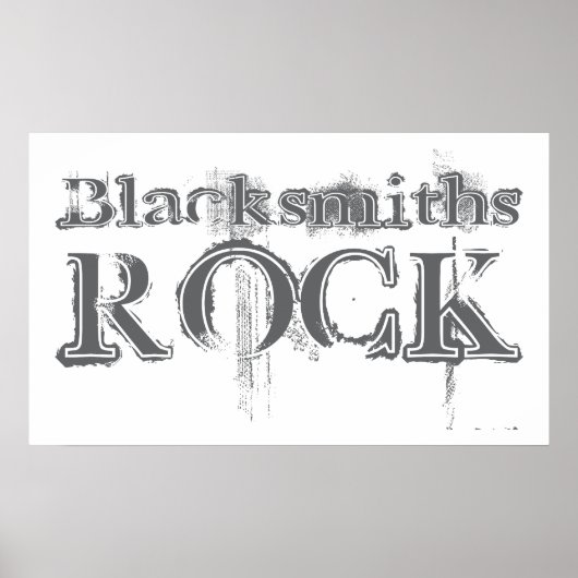 Poster Blacksmiths Rock (Devant)