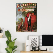 Poster Blackstone, le maître magicien du monde, 1934 (Bureau à domicile)