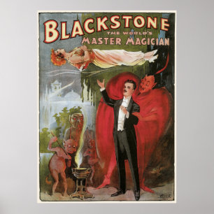 Poster Blackstone, Magician principal du monde, 1934