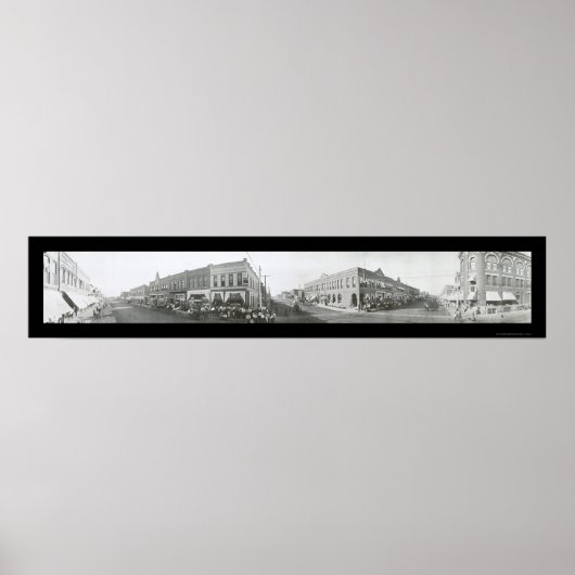 Poster Blackwell, Oklahoma Photo 1910 (Devant)