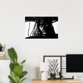 Poster blacq pop (Bureau à domicile)