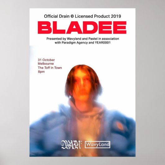 Poster bladee (Devant)