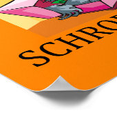 Poster blague de chat de schrodinger (Coin)