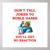 Poster blague de chimie (Devant)