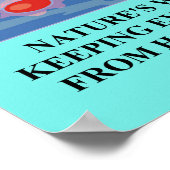 Poster blague de physique du temps (Coin)