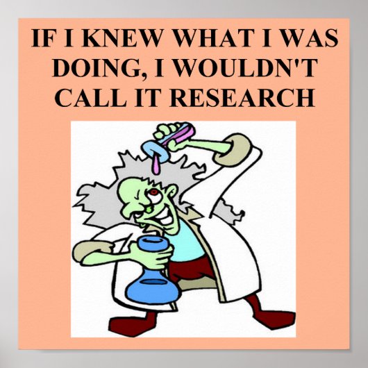 Poster blague de recherche (Devant)