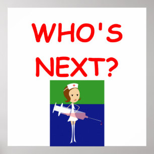 Poster blague de soins infirmiers