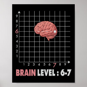 Poster Blague drôle 67 Mème Math Six Sept Professeur Brai