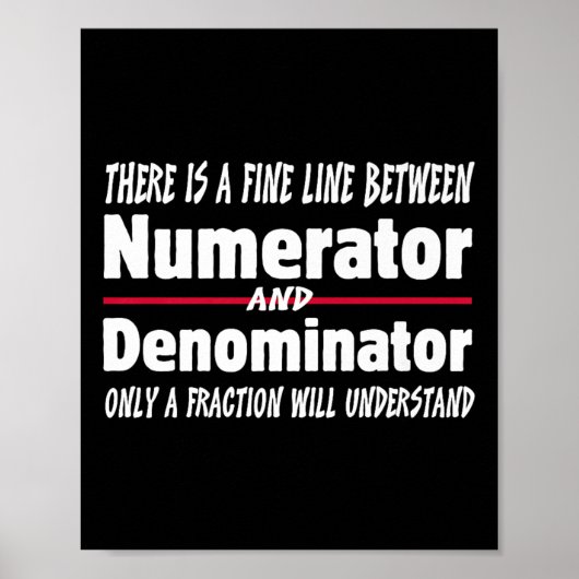 Poster Blague drôle de professeur de mathématiques Hommes (Devant)