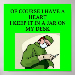 Poster blague du médecin