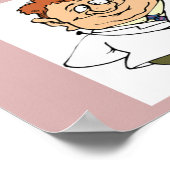 Poster blague médecin proctologue (Coin)