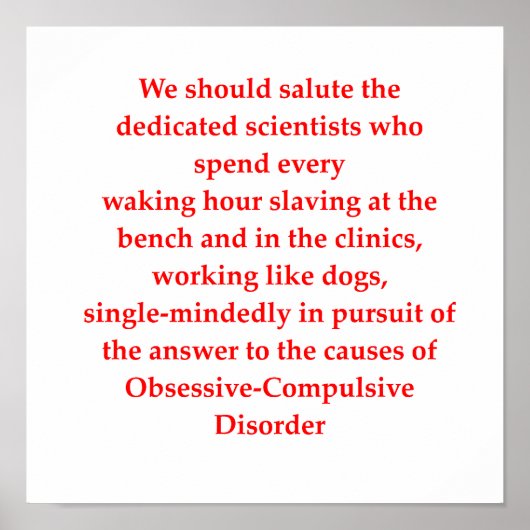 Poster blague obsessionnelle (Devant)