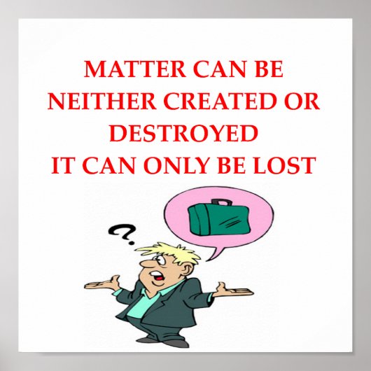 Poster blague physique (Devant)