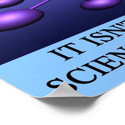 Poster blague physique de mécanique quantique (Coin)