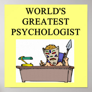 Poster blague psychologie gychiatrie