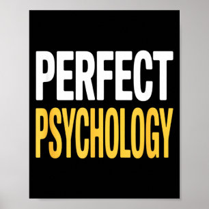Poster Blague sarcastique inversée disant une psychologie