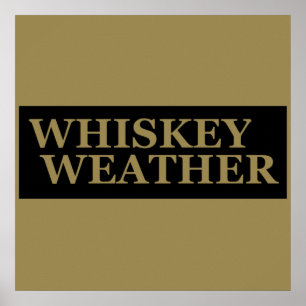 Poster Blagues drôles sur le whisky par temps de whiskey