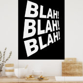 Poster Blah Blah (Cuisine)