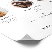 Poster BLAIR Minimalist Boho 3 Photo Pet Signature Boire (Coin)