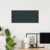 Poster Blaise Pascal on Man's Happiness (Bureau à domicile)