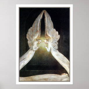 Poster Blake : Le Christ dans la tombe, gardée par des