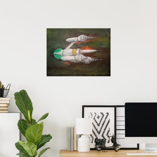 Poster Blakes 7 Liberator DSV (Bureau à domicile)