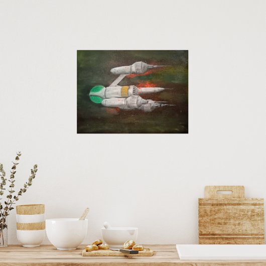 Poster Blakes 7 Liberator DSV (Cuisine)