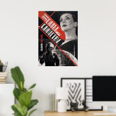 Poster Blakes 7 Servalan Propaganda Russe (Bureau à domicile)
