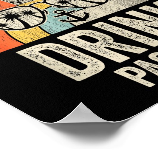 Poster Blame It On The Drink Package Cruise Fun  (Coin)