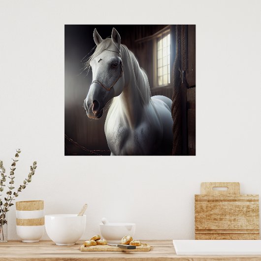 Poster blanc (Cuisine)