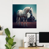 Poster blanc (Bureau à domicile)