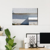 Poster Blanc (Bureau à domicile)