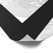 Poster Blanc 40 décades Anniversaire (Coin)