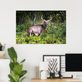 Poster blanc Buck Premium Gloss (Bureau à domicile)