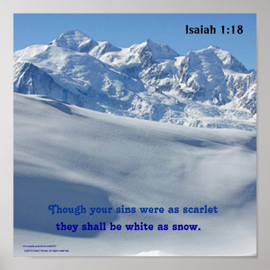 Poster blanc comme neige (Devant)