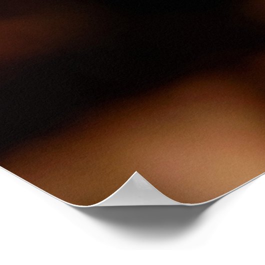 Poster blanc Cyclamen (Coin)