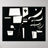 Poster Blanc - Doux et dur | Kandinsky | (Devant)