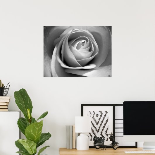 Poster Blanc doux, S Cyr (Bureau à domicile)