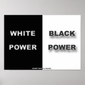 Poster Blanc et noir (Devant)