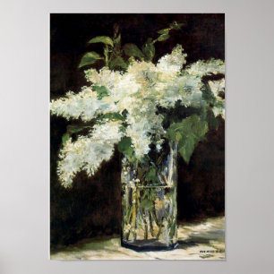 Poster blanc Lilacs