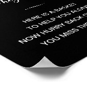 Poster Blanc Sur Black Ladies Salle De Bain Panier Mariag (Coin)