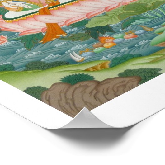 Poster blanc Tara (Coin)