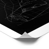 Poster blanc Tara Sketch (Coin)