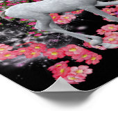 Poster Blanc Unicorne Et Imaginaire Foal (Coin)