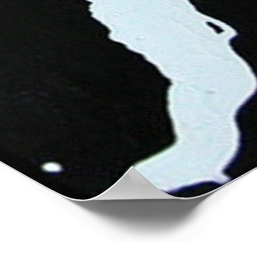 POSTER BLANC X (Coin)