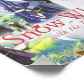 Poster Blanche Neige avec couverture d'Anime Cheveux Roug (Coin)
