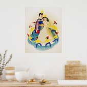 Poster Blanche Neige et les sept nains (Cuisine)