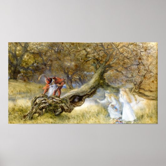 Poster Blanche Neige Et Rouge Rose (Devant)