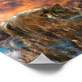 Poster BLANCHIMEUR DE Tigre SUR LE BREEZE (Coin)