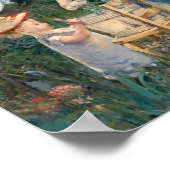 Poster Blanchisserie | Édouard Manet (Coin)
